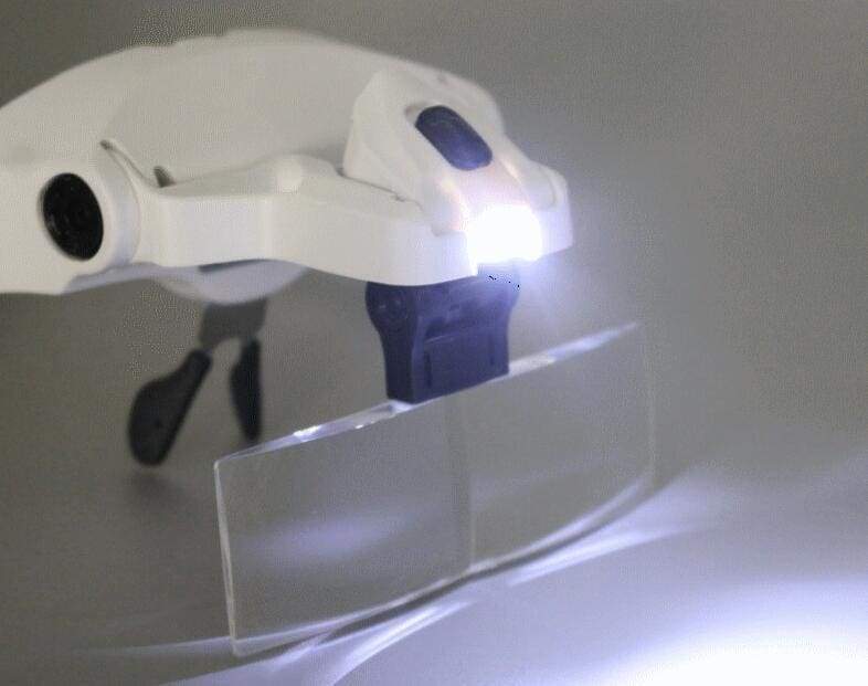 Lupen LED-beleuchtete Stirnband-Lupenlampe