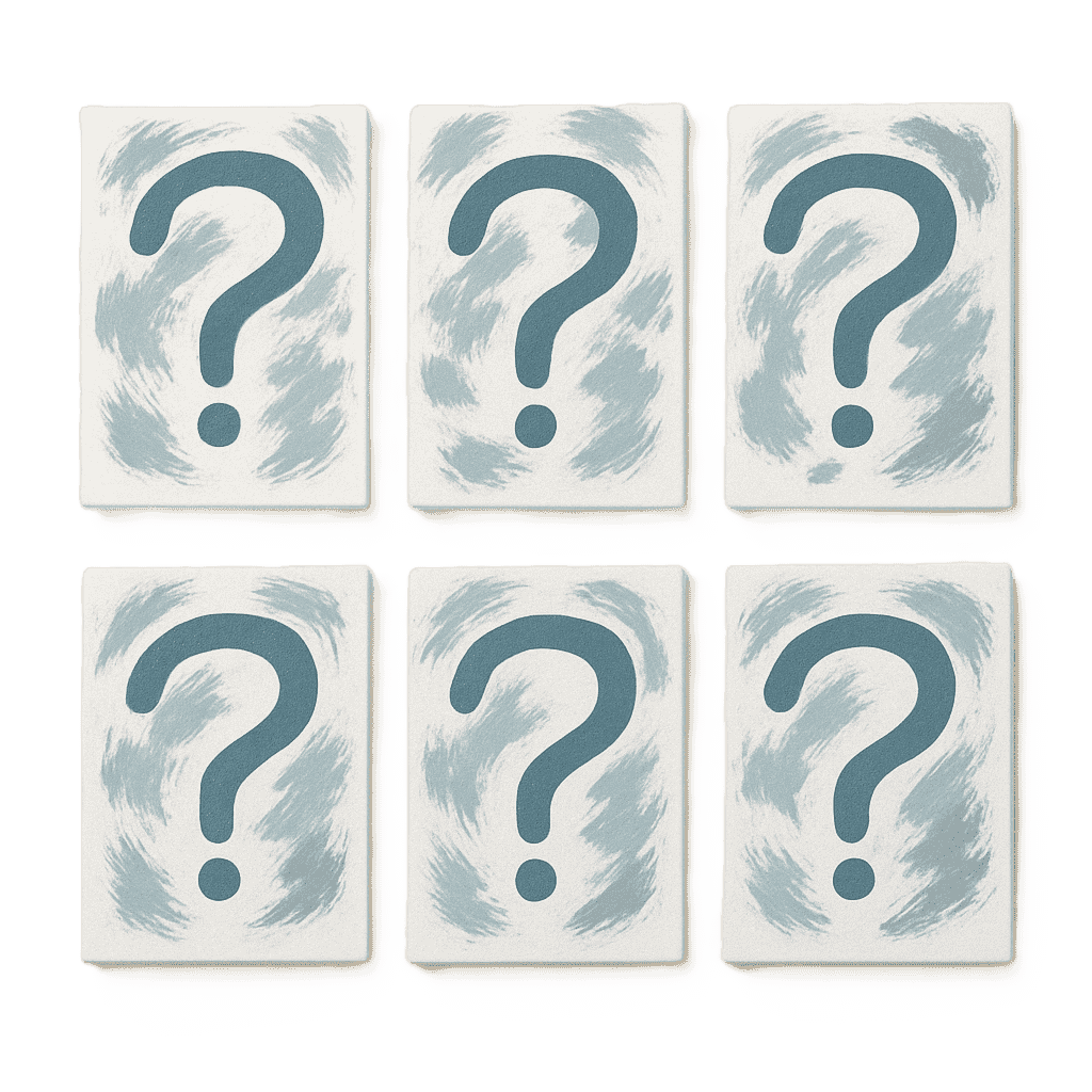 6 Mini-Gem?lde | Mystery Set