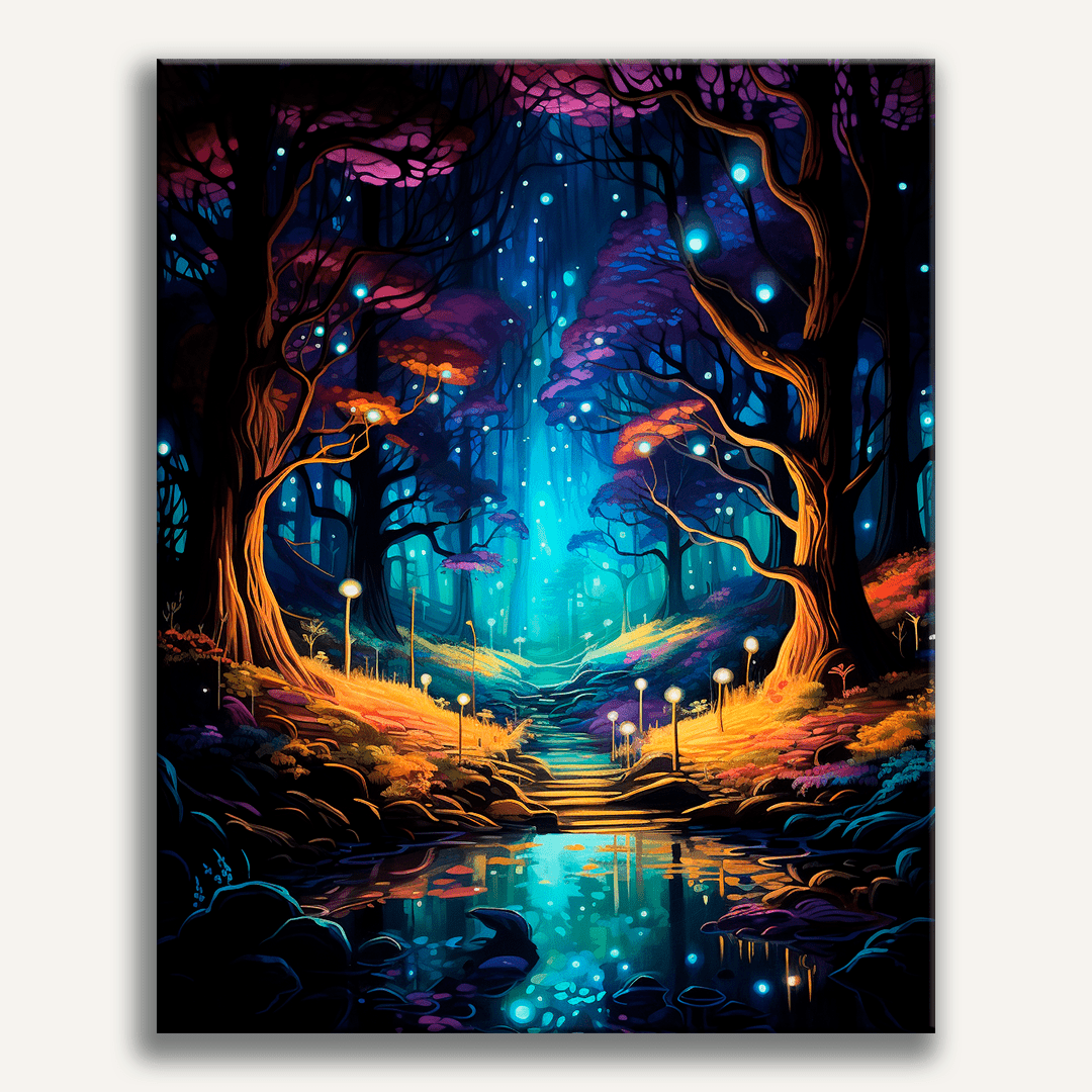 Mystisches Waldglühen