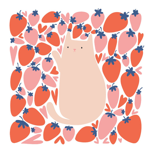 Erdbeerkatze Mini-Set