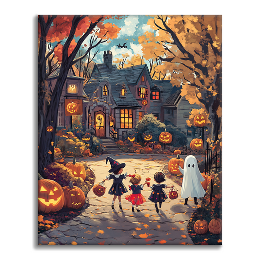 Halloween Delight - Malen nach Zahlen