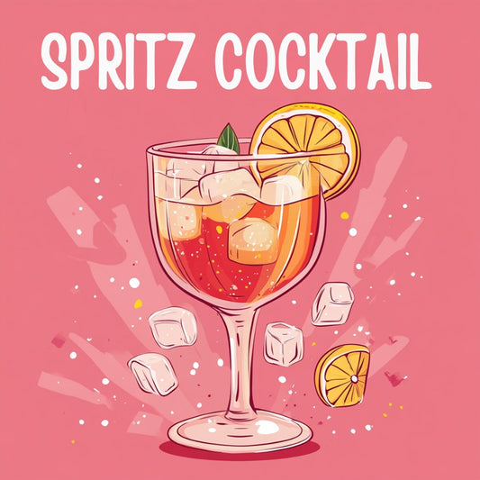 Mini Malen nach Zahlen mit Rahmen - Spritz Cocktail