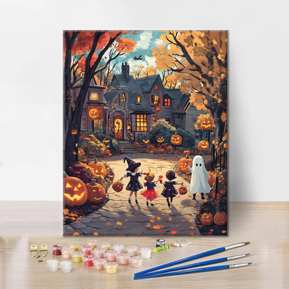Halloween Delight - Malen nach Zahlen