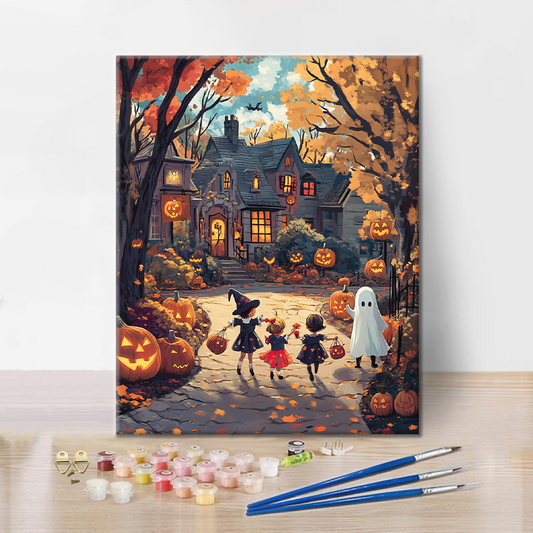 Halloween Delight - Malen nach Zahlen