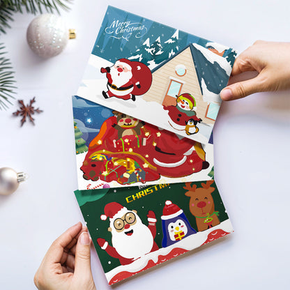 Weihnachtskarte IV - Malen nach Zahlen