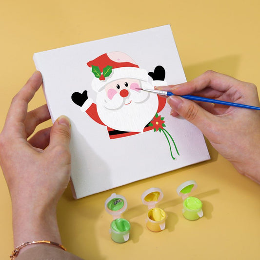 Malen nach Zahlen - 9 Mini-Gem?lde | Weihnachtsset