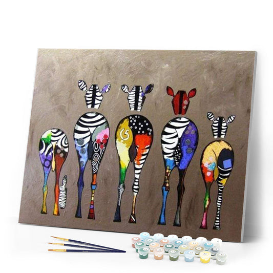 Zebras zurück