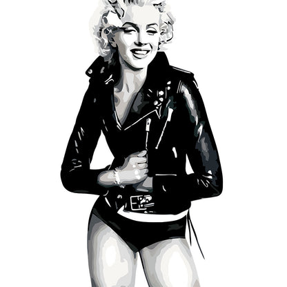 Black and White Marilyn Monroe