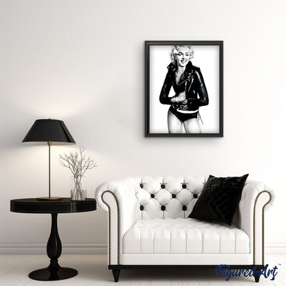 Black and White Marilyn Monroe