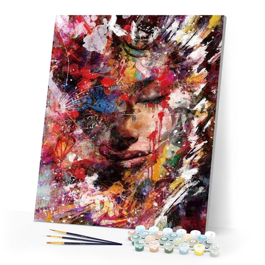 Abstract Female Face