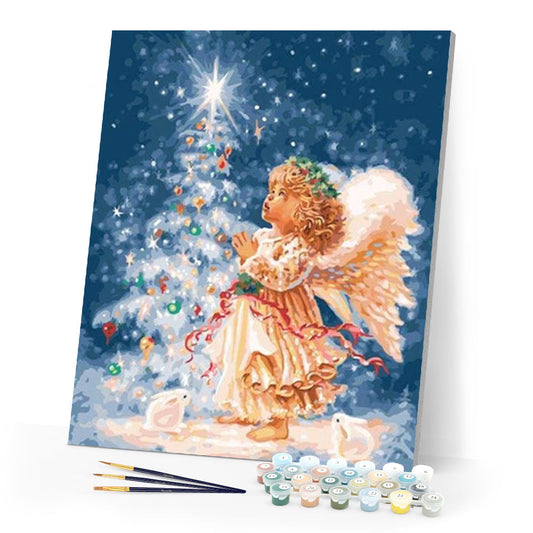 Angel during Christmas