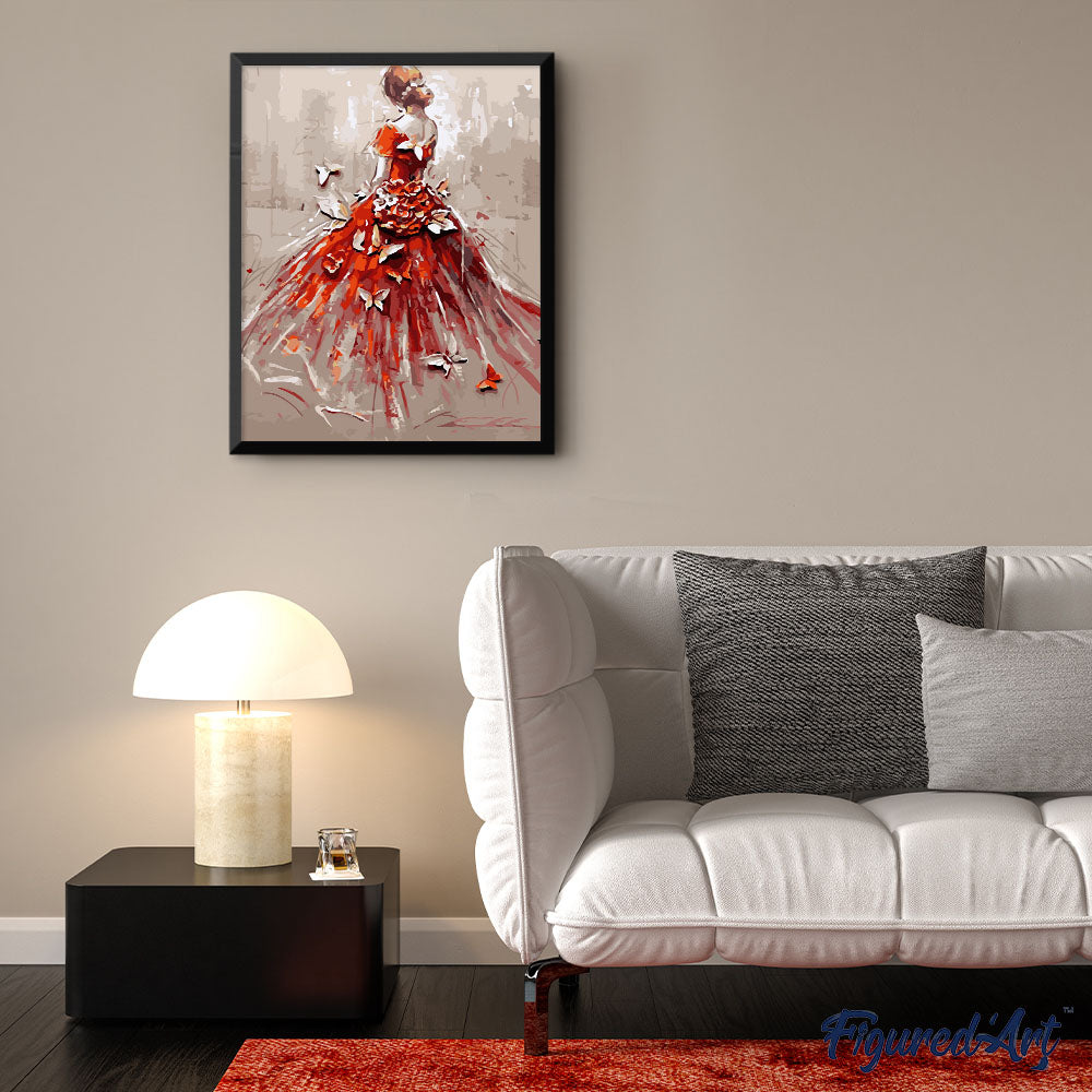 Dancer and Butterflies