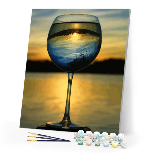 Wine Glass and Nice View