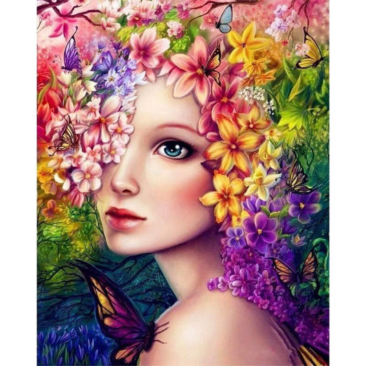 Woman with Flowers
