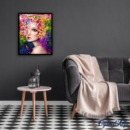 Woman with Flowers