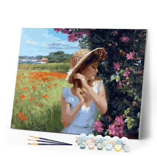 Young Girl in the Countryside
