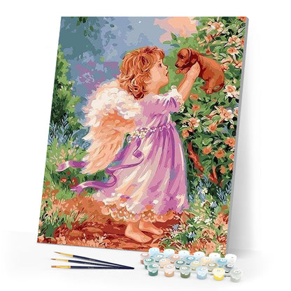 Little Angel and Puppy