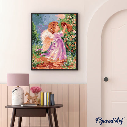 Little Angel and Puppy