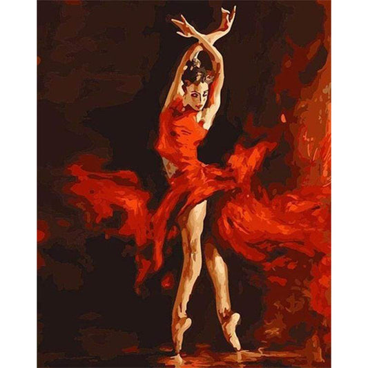 Magical Red Dancer