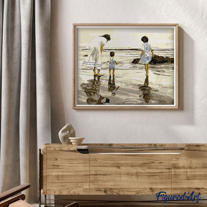 Family and Seaside