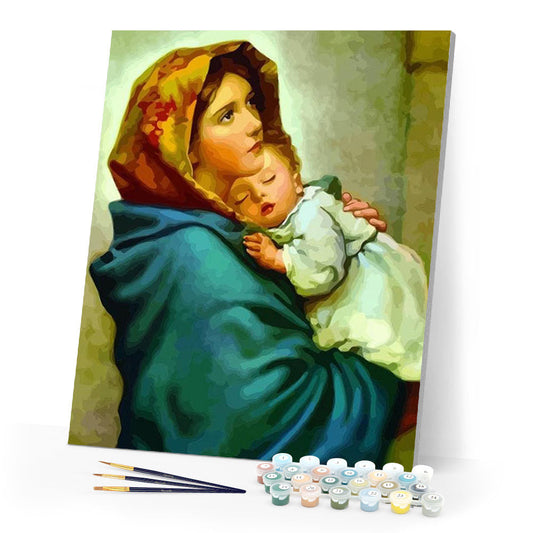 Mother holding her Child