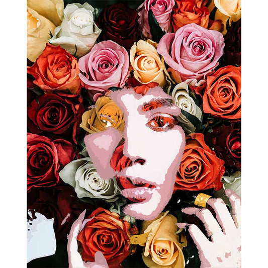 Face of roses