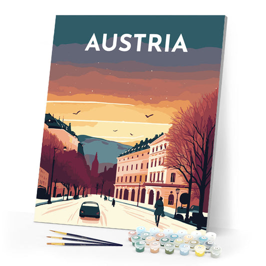 Reiseposter Wien