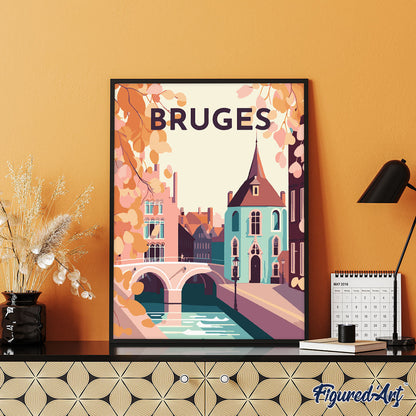 Reiseplakat Brügge