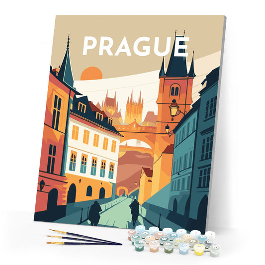 Reiseplakat Prag