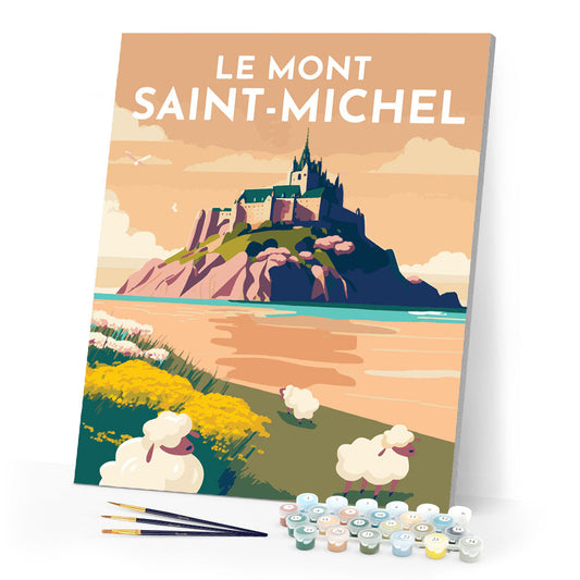 Reiseplakat Mont Saint-Michel