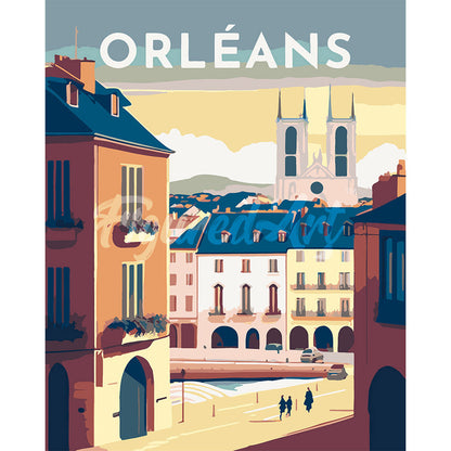 Reiseplakat Orleans