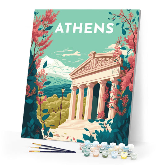 Reiseplakat Athen