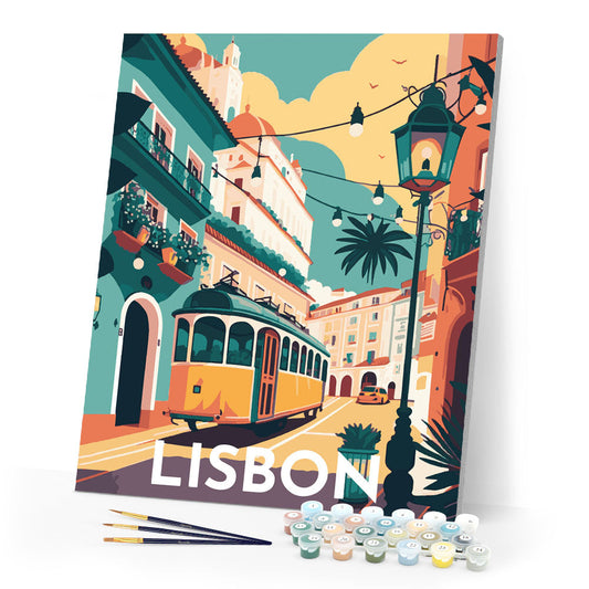 Reiseplakat Lissabon