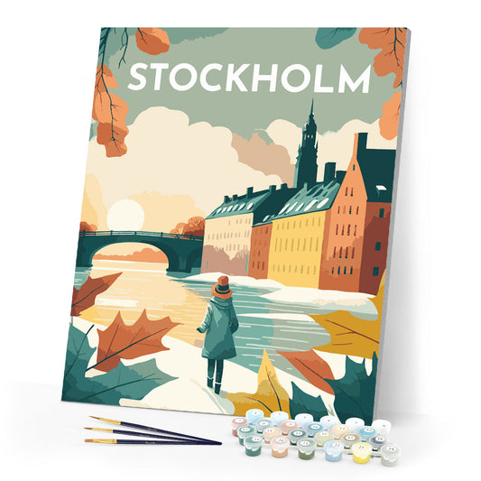 Reiseplakat Stockholm