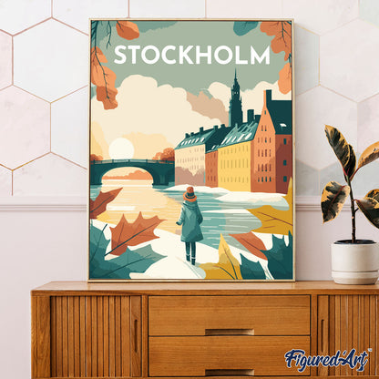 Reiseplakat Stockholm