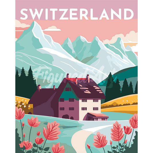 Reiseplakat Luzern
