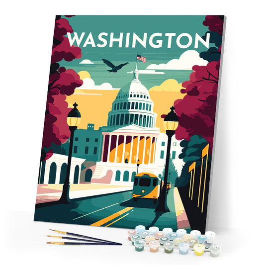 Reiseplakat Washington