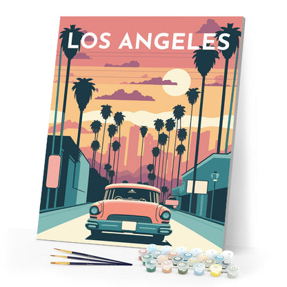 Reiseplakat Los Angeles