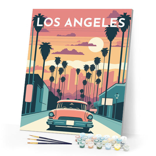 Reiseplakat Los Angeles