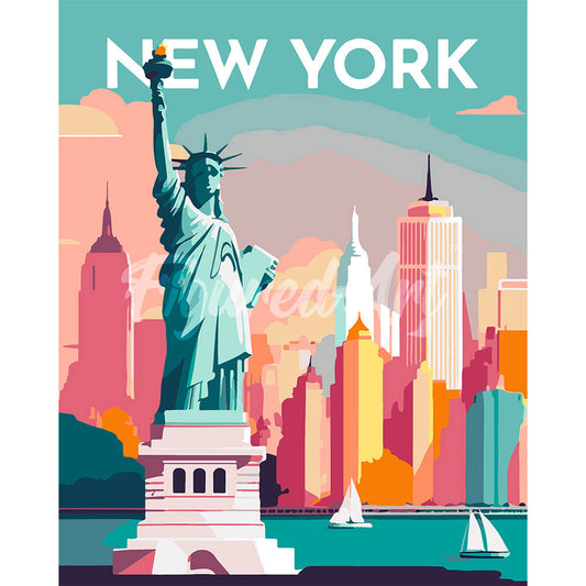Reiseplakat New York