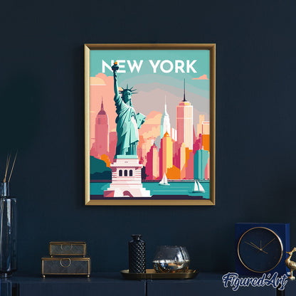 Reiseplakat New York