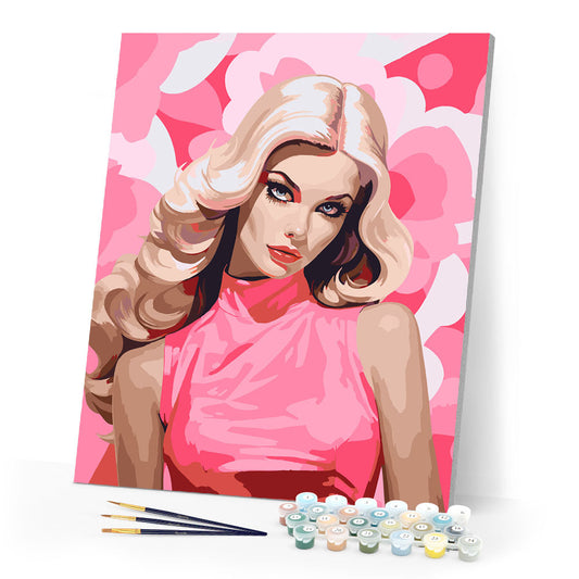 Blonde Diva in Pink