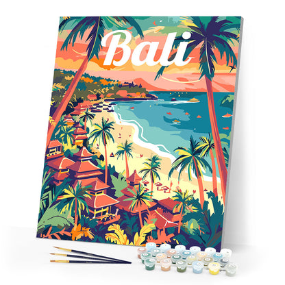 Reiseplakat Bali