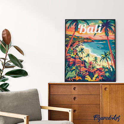 Reiseplakat Bali