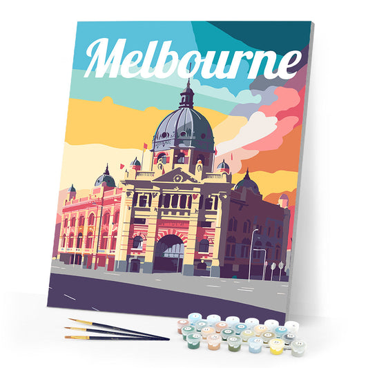 Reiseplakat Melbourne