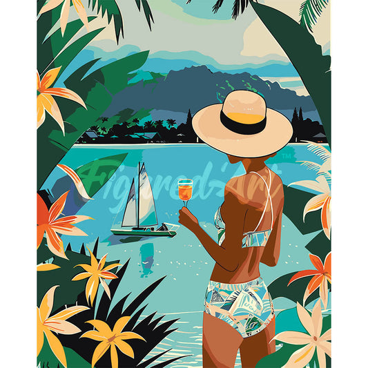 Lady and Ocean