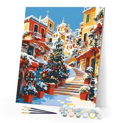 Mediterranean Christmas Village