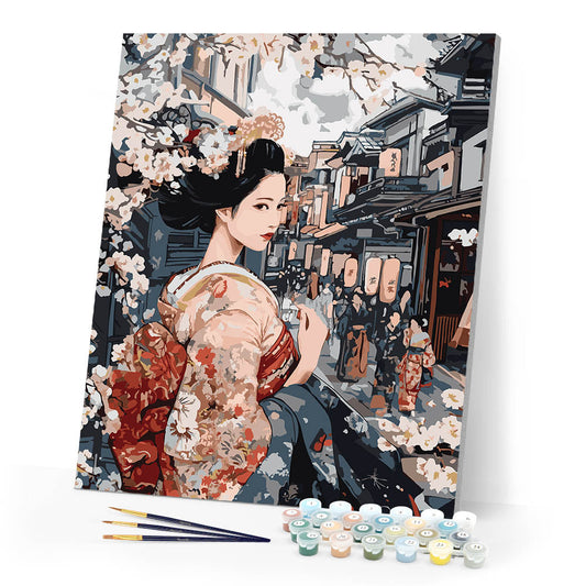 Geisha in Vintage Street