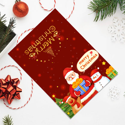 Weihnachtskarte I - Malen nach Zahlen