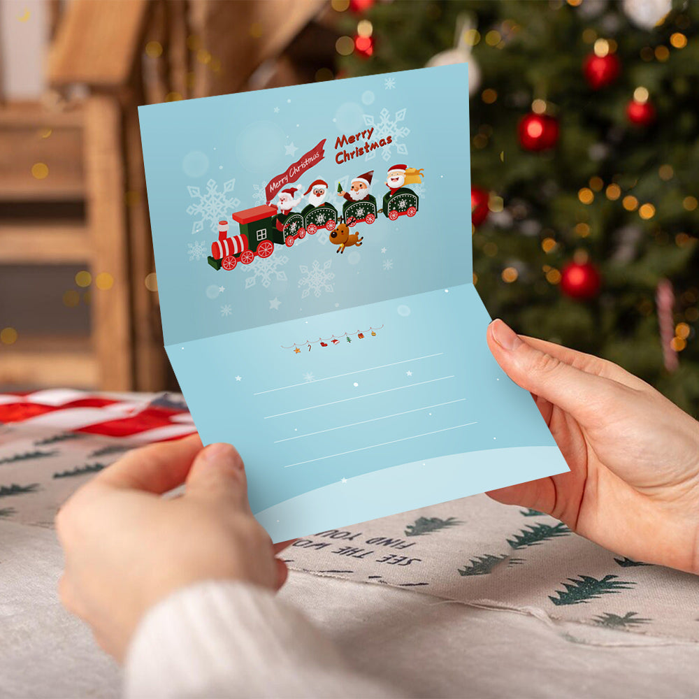 Weihnachtskarte I - Malen nach Zahlen
